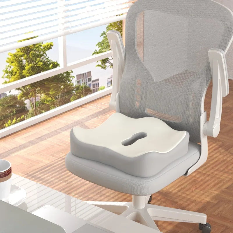 Ergonomic Memory Foam Seat Cushion | Tailbone & Coccyx Support