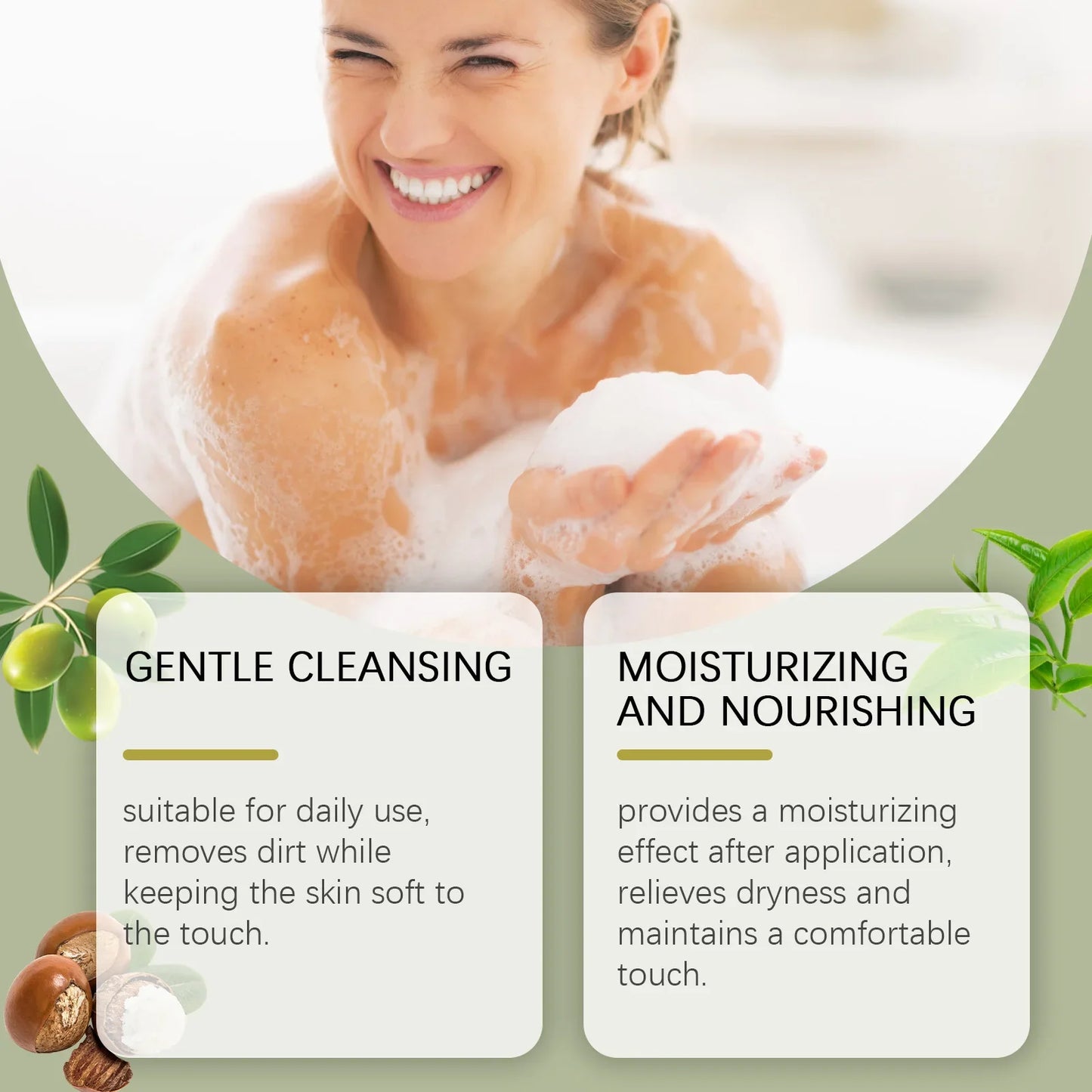 EELHOE Green Tea Bar Soap – Oil Control, Deep Cleanse & Anti-Acne
