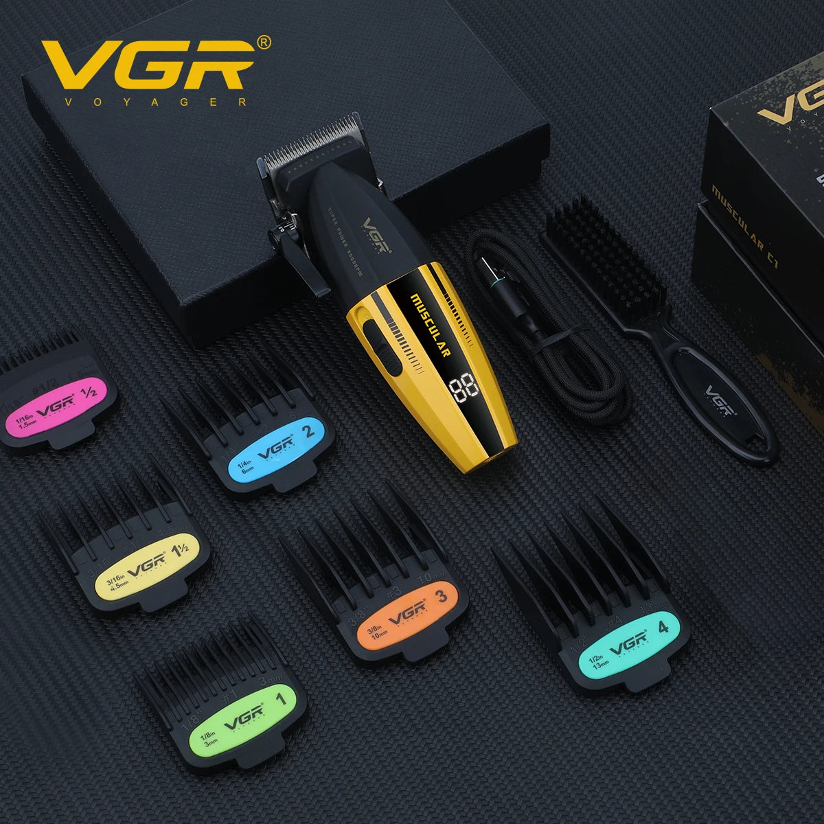 VGR 285 new hair clipper with personalized and cool body, powerful hair trimmer, multifunctional hair clipper, personal protecti Peaceful Pleasures Health and Wellness