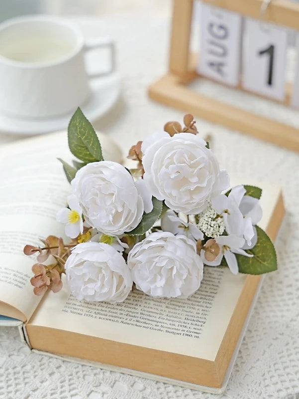 Silk Peony Artificial Flowers – Wedding & Home Decor