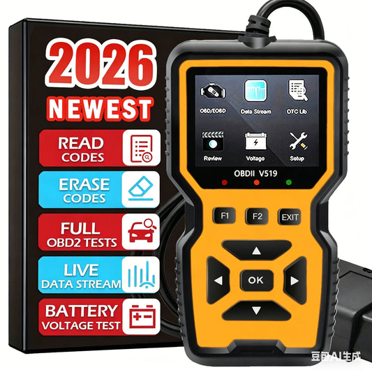 OBD2 Scanner V519 – Car Diagnostic Code Reader & Voltage Tester Peaceful Pleasures Health and Wellness