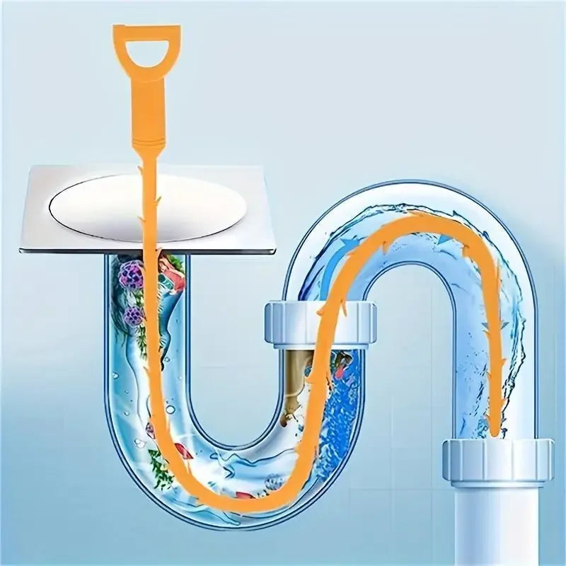 Drain Hair Catcher & Pipe Cleaning Tool – Wash Basin Unclogger