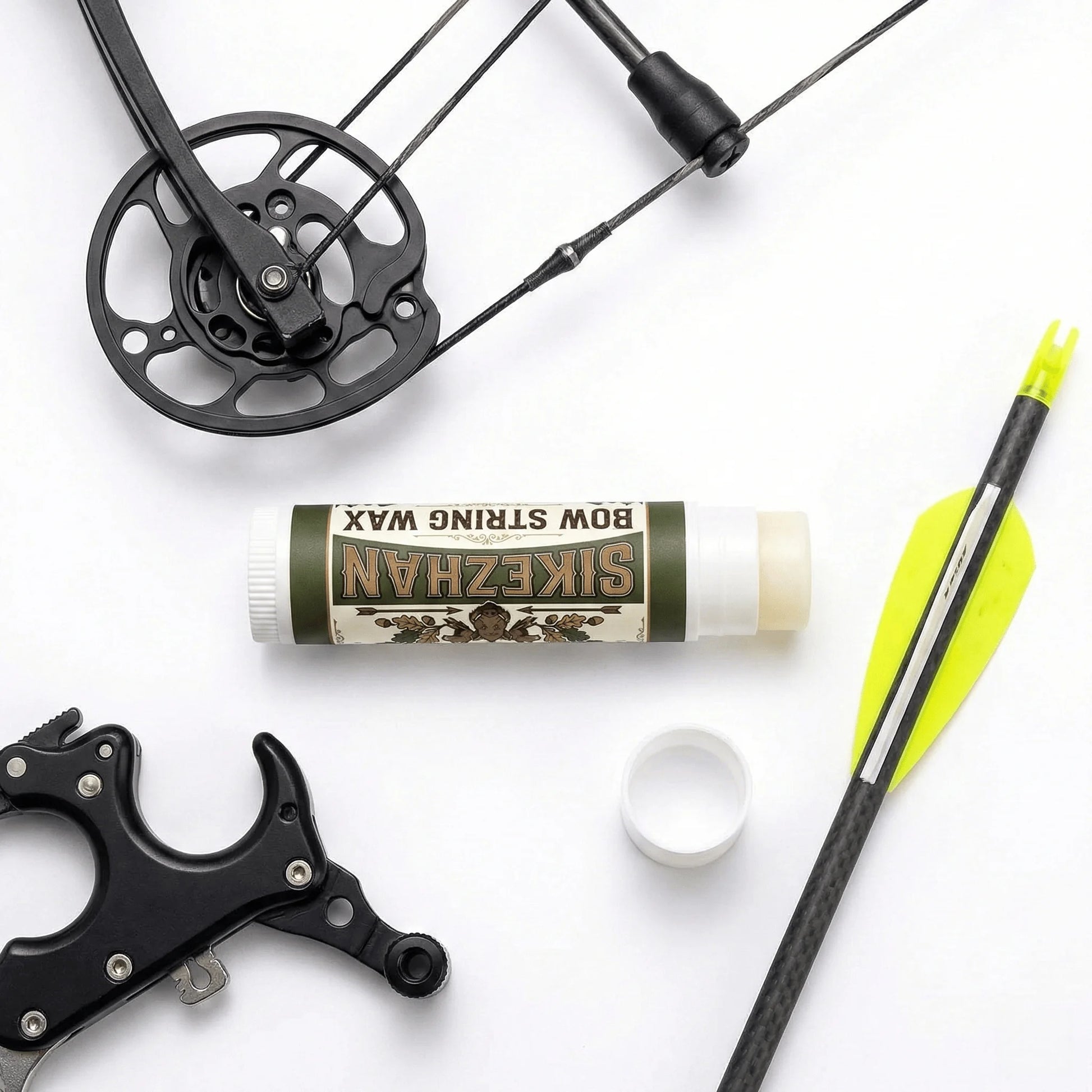 6g Archery Bow String Wax Rail Lube Stick Universal for Crossbow Compound Recurve Bows Waterproof Maintenance Protects & Frays Peaceful Pleasures Health and Wellness