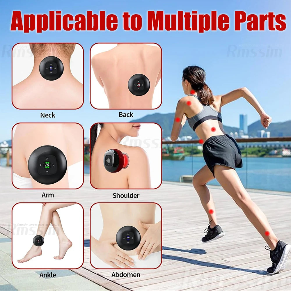 Heating Intelligent Vacuum Cupping Massager - Gua Sha Cupping Massager for Back Neck Arm Body Peaceful Pleasures Health and Wellness