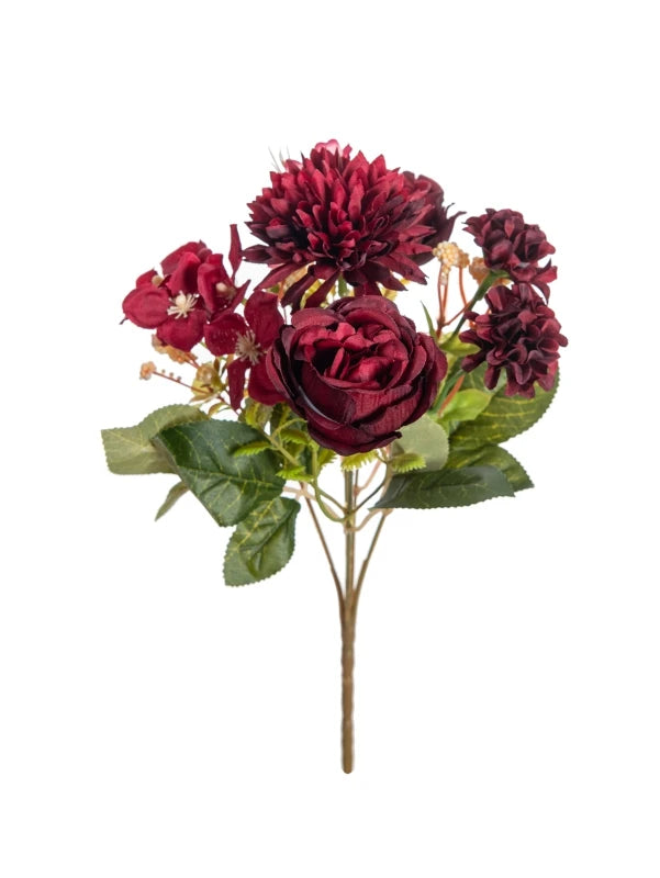 Silk Peony & Chrysanthemum Artificial Flowers – Wedding Décor