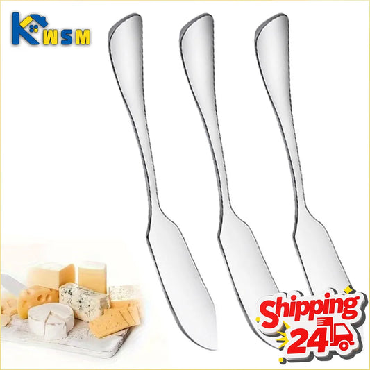 Stainless Steel Butter & Cheese Spreader Knife Set (1–10 Pcs) Cheese Spreader Knife Oasis Select