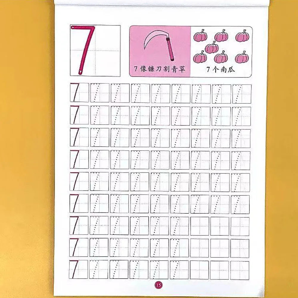 Preschool Number Tracing Workbook 78 Pages Kids Handwriting Practice