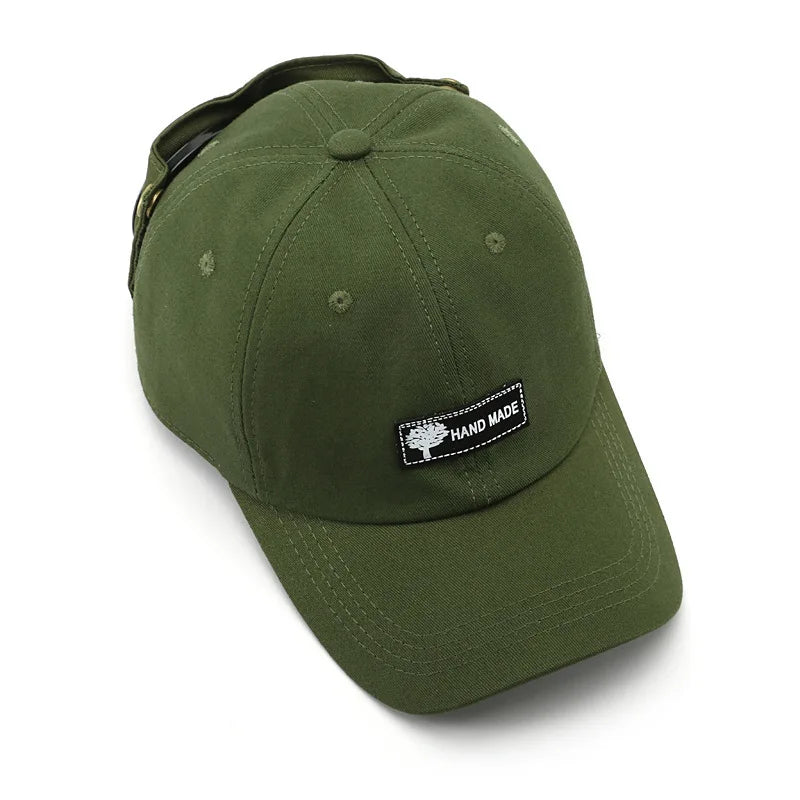 Pilot-Style Baseball Cap with Sunglasses | Men's Cotton Hat
