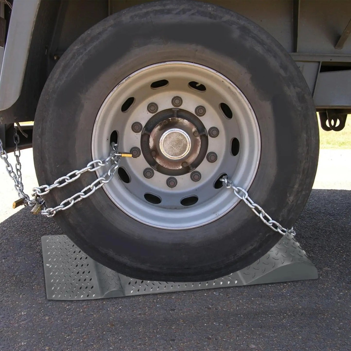 Non-Slip Car Parking Mat Wheel Chock Stopper Pad – Garage Aid