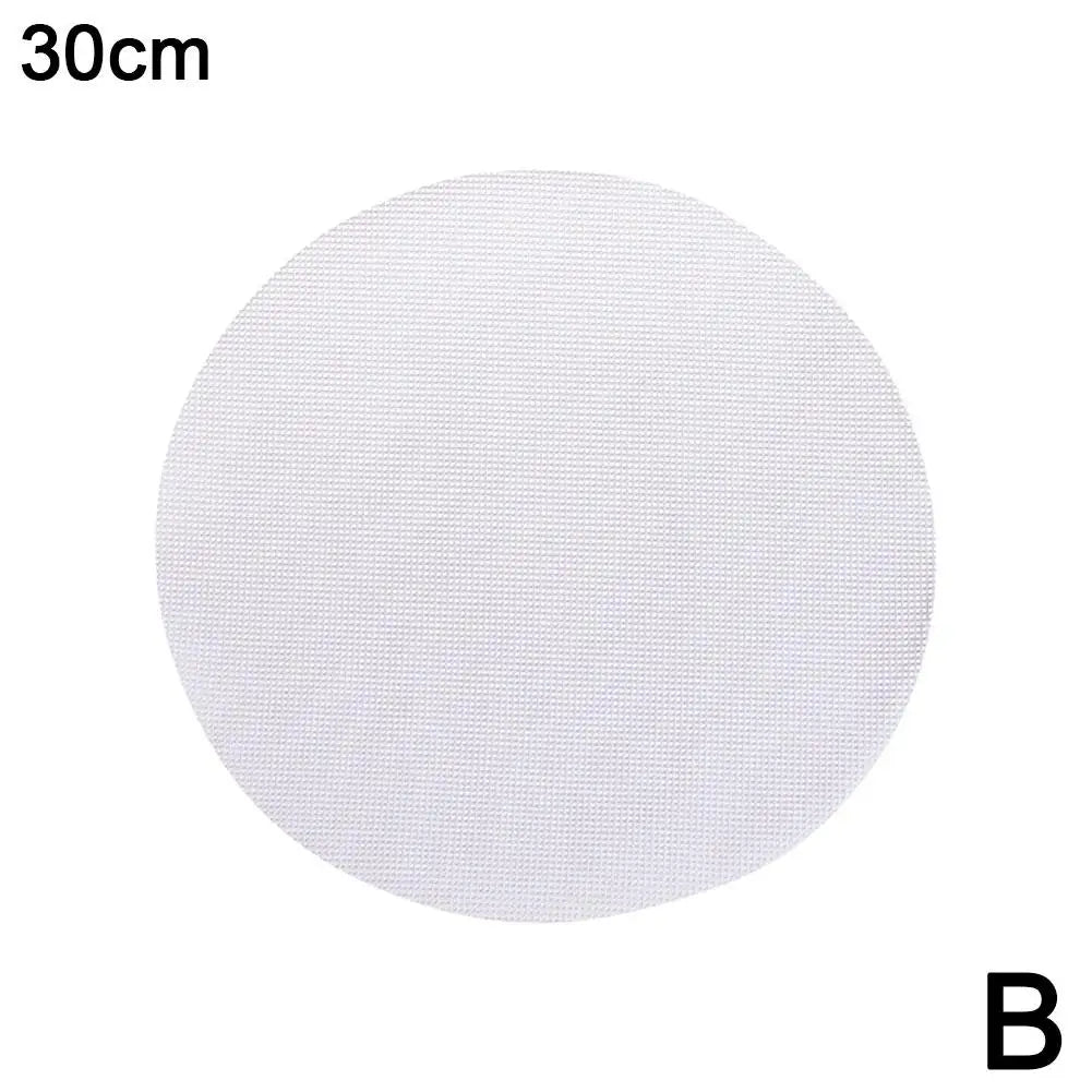 Circular silicone steamer mat Durable Thickened Reusable Silicone Dehydrator Sheets Restaurant Kitchen Cooking Accessory Peaceful Pleasures Health and Wellness B