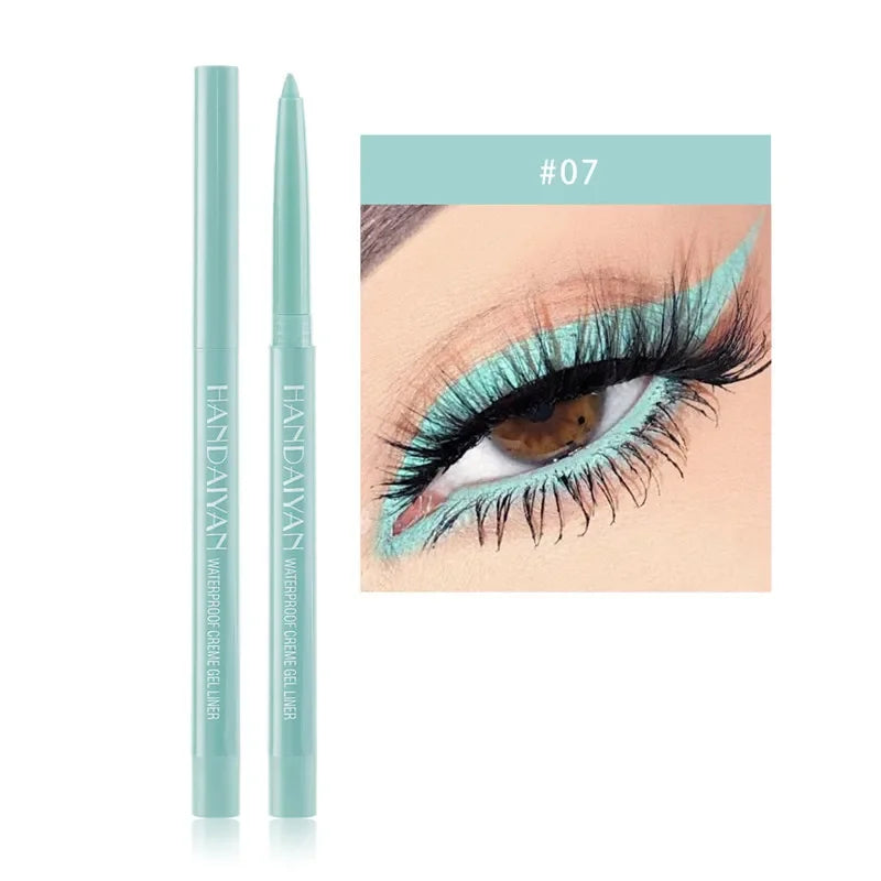 Handaiyan 20-Color Waterproof Matte Gel Eyeliner Pencil