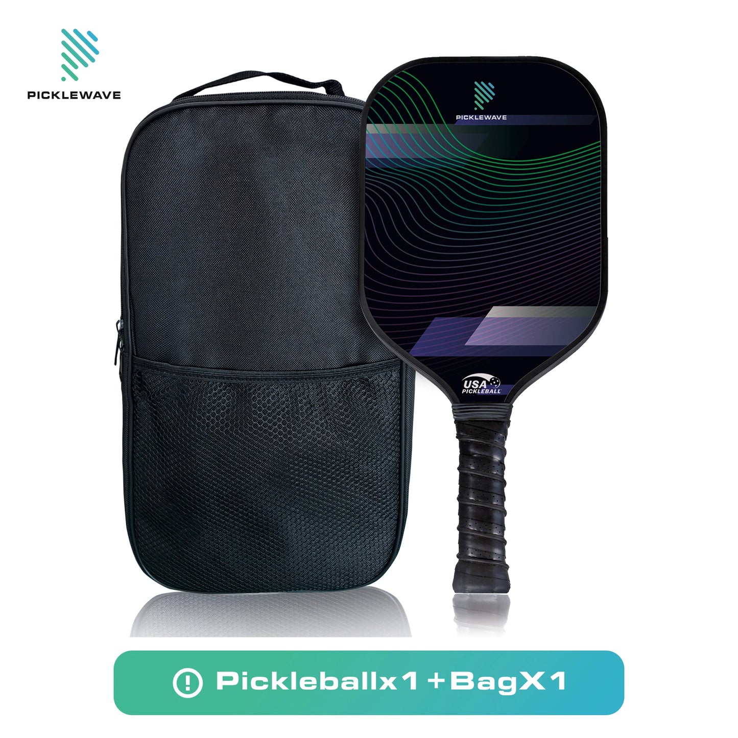 Green Line Passion 16mm USAPA Pickleball Paddle | Fiberglass