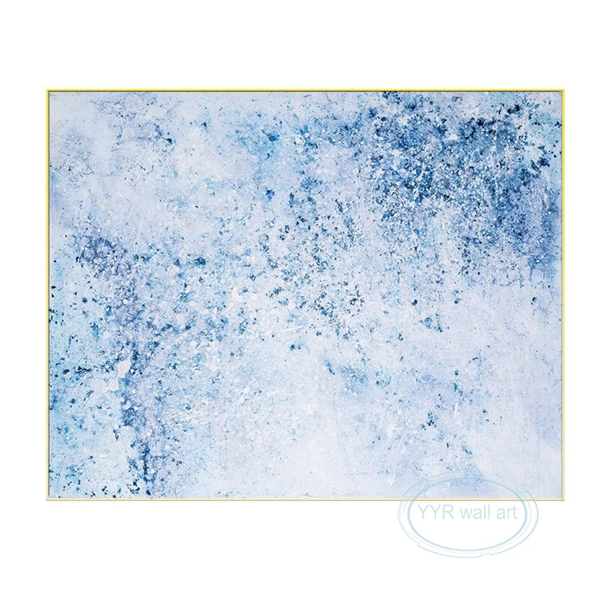 Hand-Painted Abstract Oil Painting Canvas Wall Art | Modern Décor Canvas Oil Painting Peaceful Pleasures Health and Wellness No frame 100cmx200cm