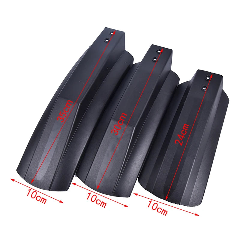 Fat Tire Bike Fenders Front & Rear Mud Guards – 2PCS Set Bike Mud Guards Peaceful Pleasures Health and Wellness 2Pcs