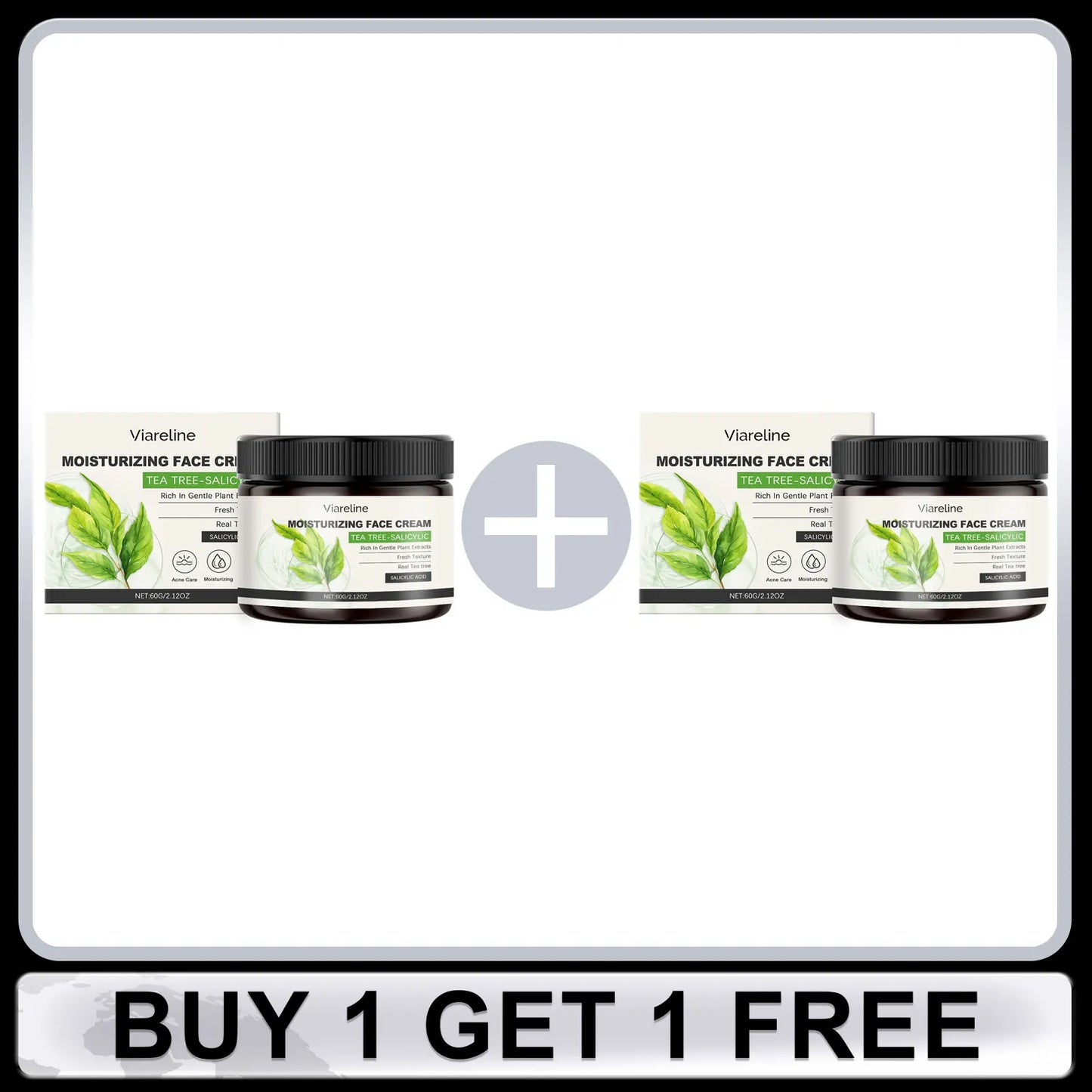 Viareline Salicylic Acid Face Care Set – 4-Piece Skin Kit