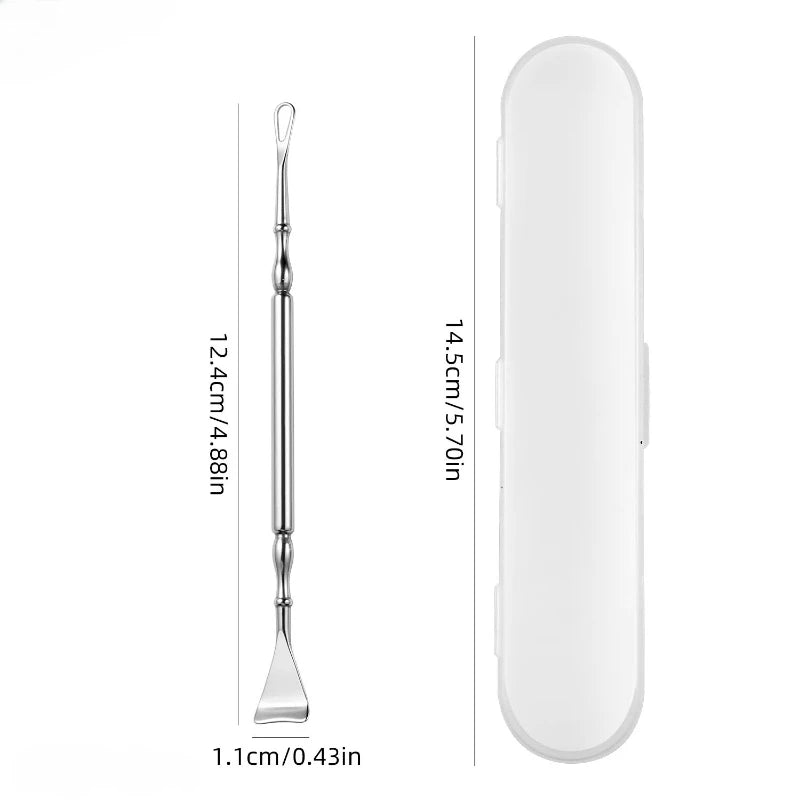 Stainless Steel Double-Head Blackhead Extractor Tool