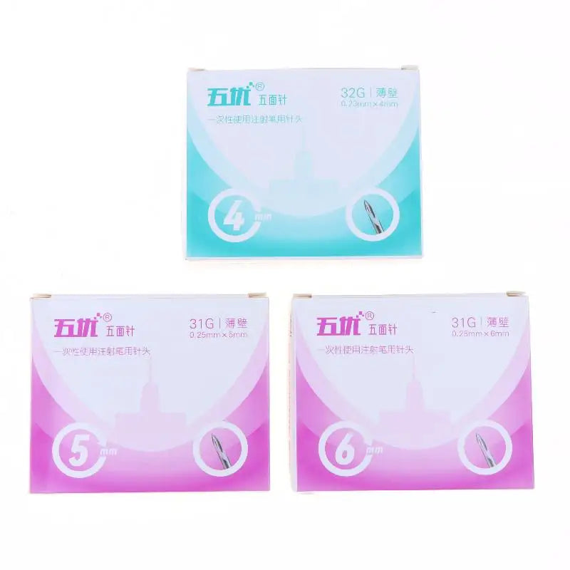 7Pcs/Box Universal Insulin Injection Needle Individual Packaging Insulin Needle 4mm 5mm 6mm 8mm Peaceful Pleasures Health and Wellness