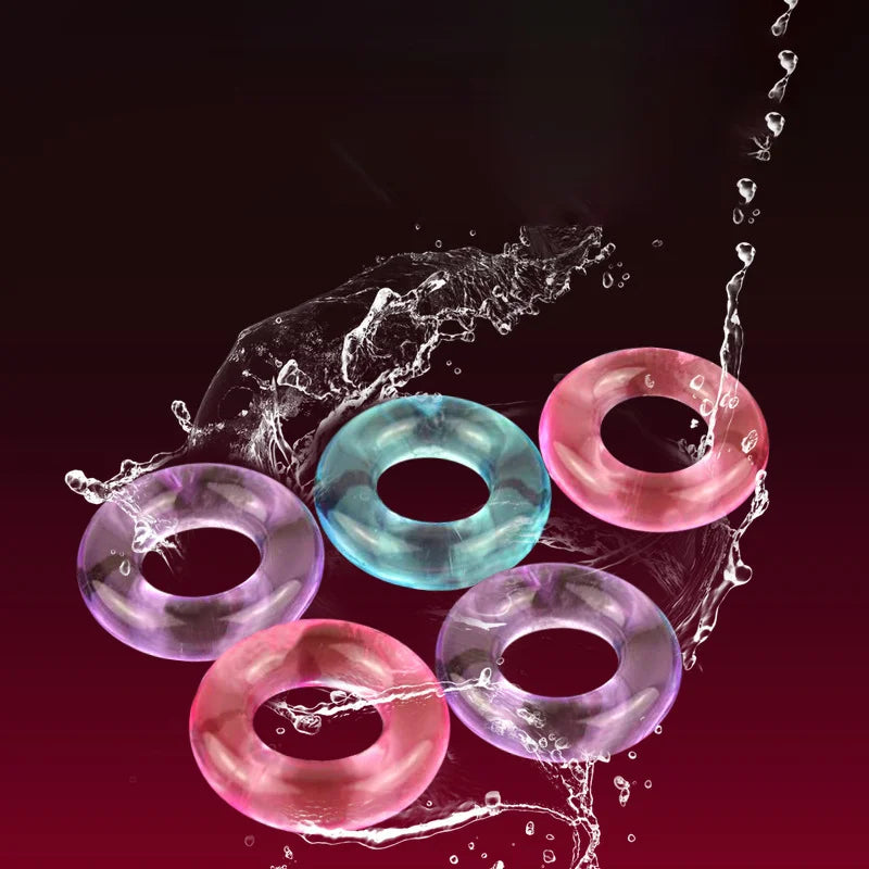 Silicone sun ring, penis ring, locking ring, crystal ring, fixing ring, delay ring, foreskin ring, tricolor ring, blocking ring, Peaceful Pleasures Health and Wellness