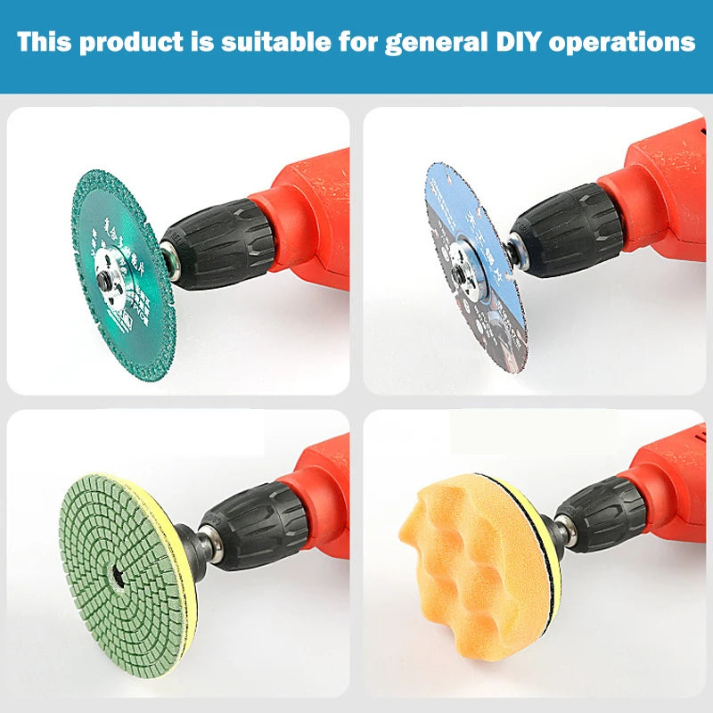10mm Electric Drill Conversion Angle Grinder Connecting Rod for Cutting Disc Polishing Wheel Installation Adapter Accessories Peaceful Pleasures Health and Wellness