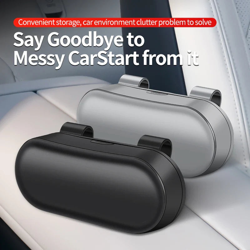 Car Sun Visor Glasses Holder – Clip-On Eyeglass Case