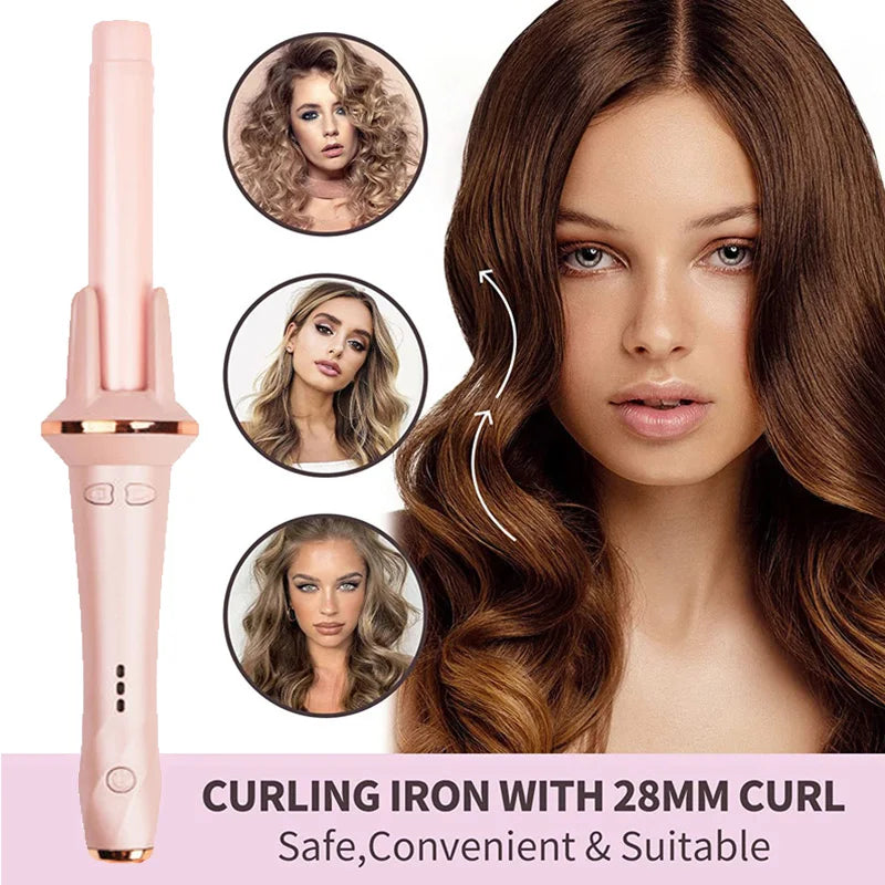 Automatic Curler Negative Ion Lazy Person Large Curling Wave Perm Household Small Type Electric Ceramic Spin Curling Iron Peaceful Pleasures Health and Wellness
