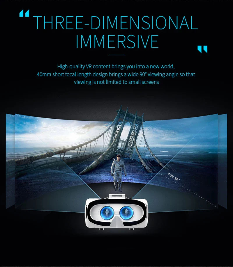 VR Shinecon 3D VR Headset for iPhone & Android Smartphones