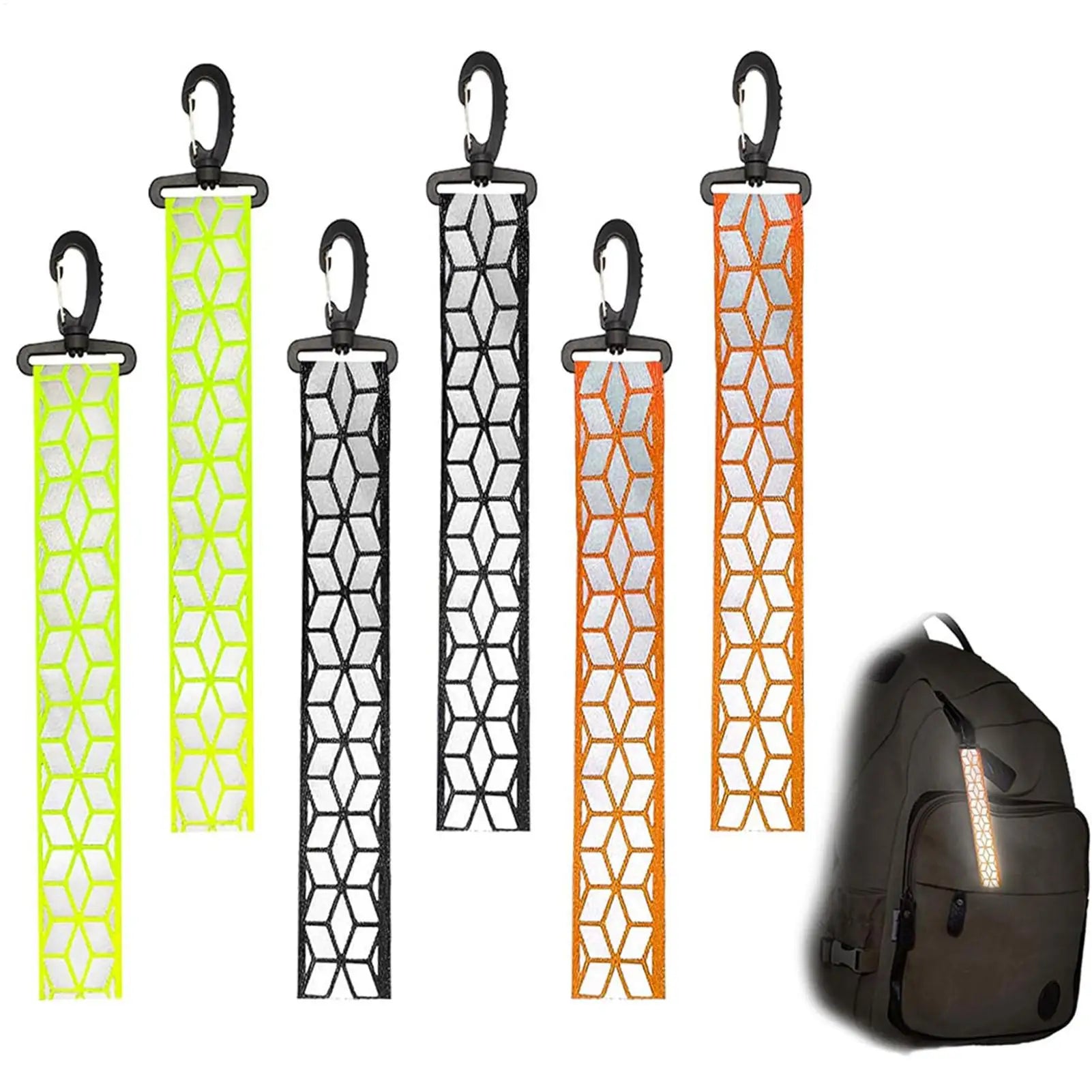 Reflective Safety Pendant Lightweight 360 Degree High-Visibility For Backpack & Keychain Outdoor Night Running Cycling Hiking Peaceful Pleasures Health and Wellness