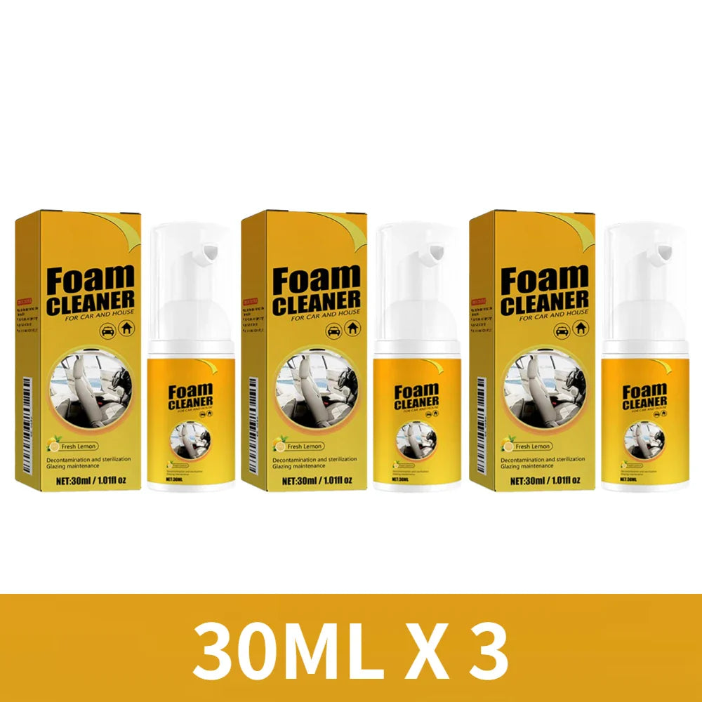 Car Interior Foam Cleaner Spray – Seats, Dashboard & More