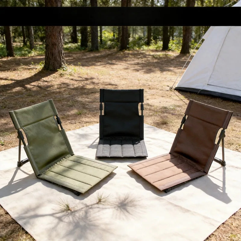 Portable Camping Folding Chair Mat Lawn Chair Outdoor Folding Beach Garden Reclining Chair Tent Leisure Chair Peaceful Pleasures Health and Wellness