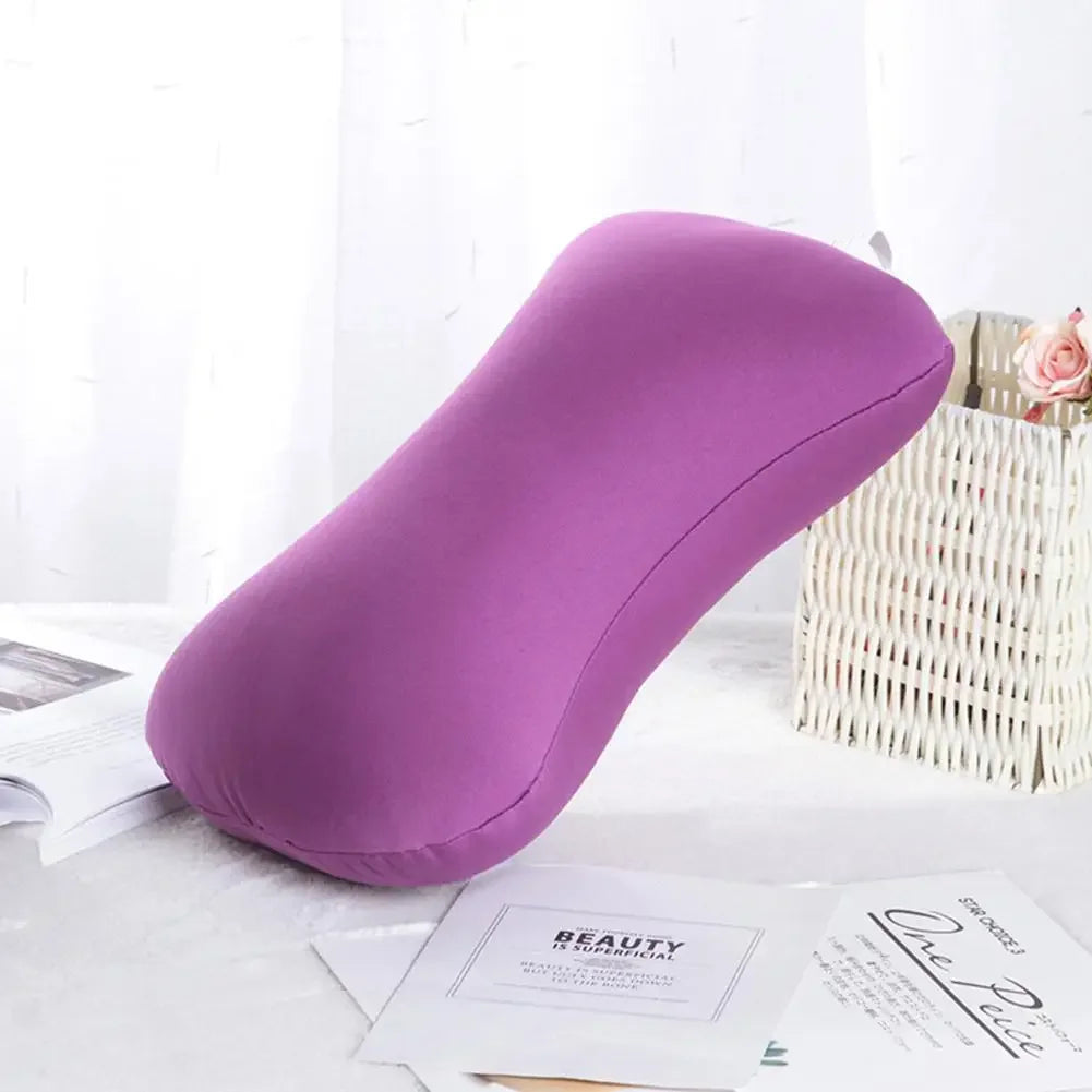 Microbead Bolster Neck Pillow – Foam Particle Travel Cushion