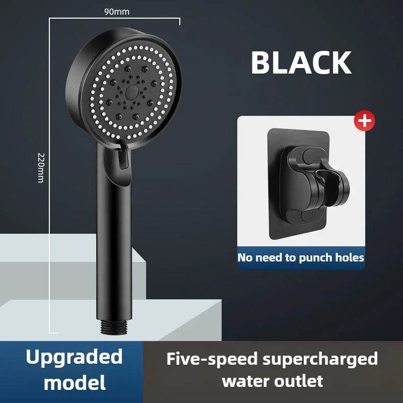 5-Mode High-Pressure Handheld Shower Head | Water Saving