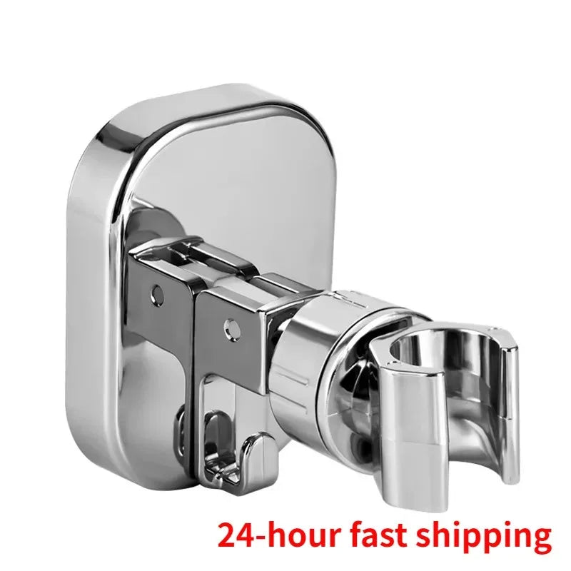 360° Adjustable Shower Head Holder Suction Cup Wall Mount