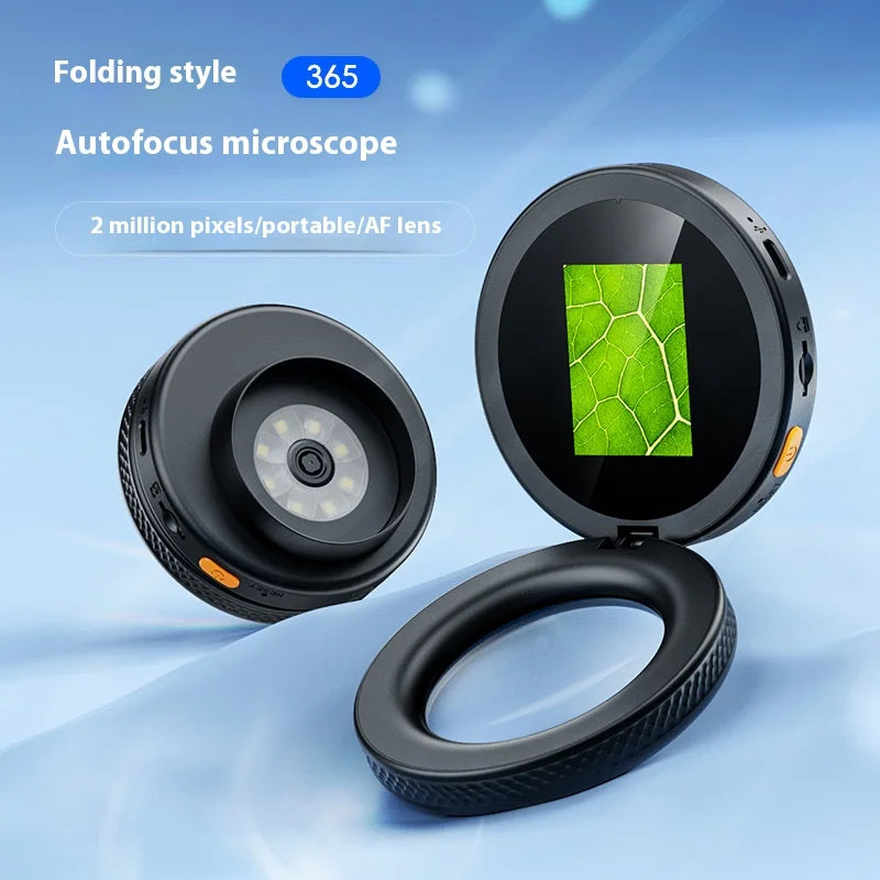 Handheld Digital Electron Microscope with Autofocus and 500X Magnification Peaceful Pleasures Health and Wellness