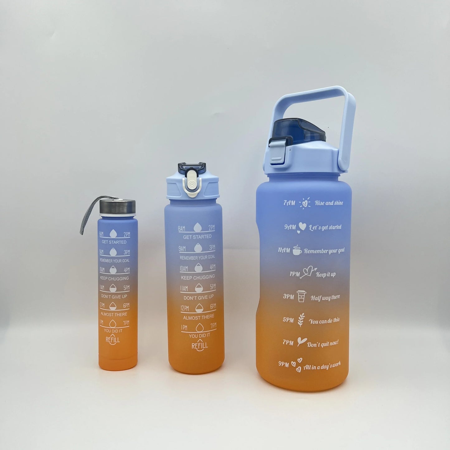 BPA-Free Motivational Sport Water Bottle | 300ml, 750ml & 2L