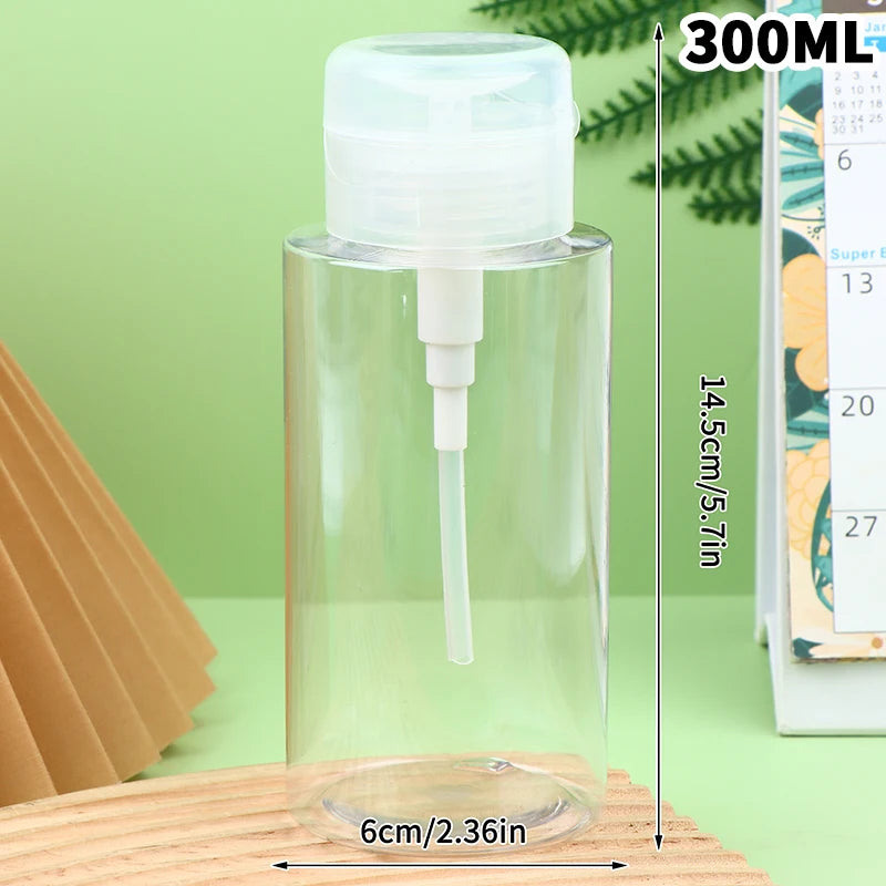 Refillable Press Pump Dispenser Bottle 100–300ml | Makeup
