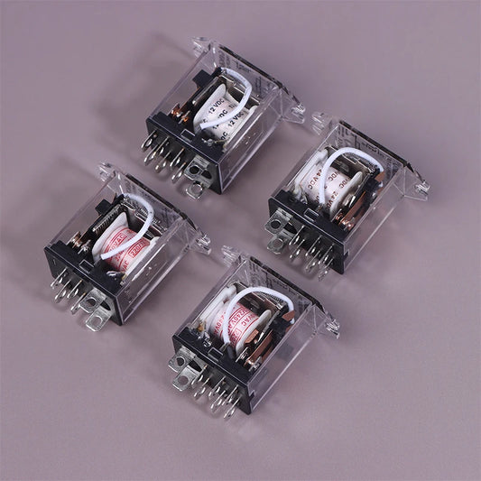 JQX-13F HH62P High Power Relay Coil General DPDT Micro Mini Electromagnetic Relay Switch With Socket Base AC220V DC12V24V Peaceful Pleasures Health and Wellness
