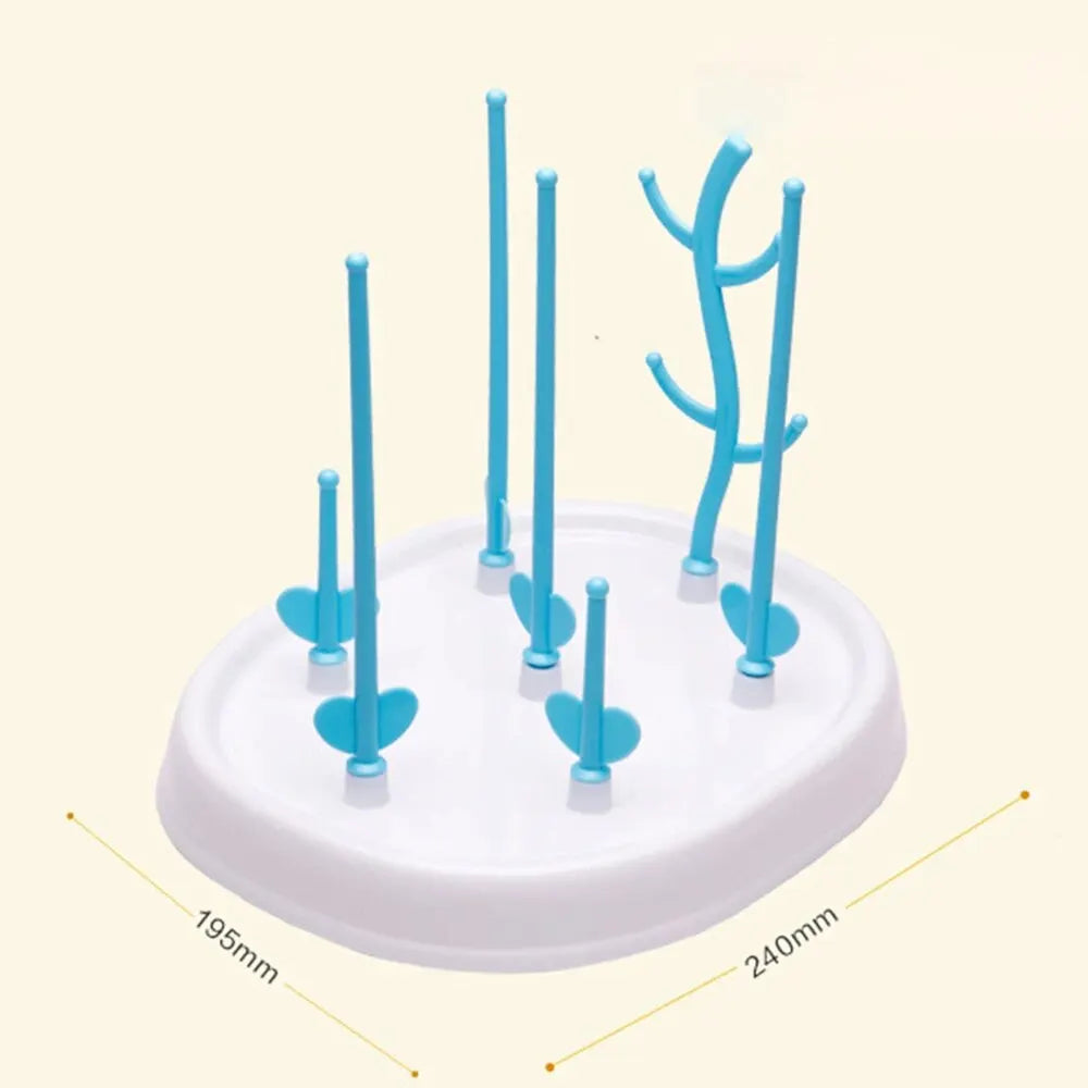 Tree-Shaped Baby Bottle Drying Rack | Detachable & Compact