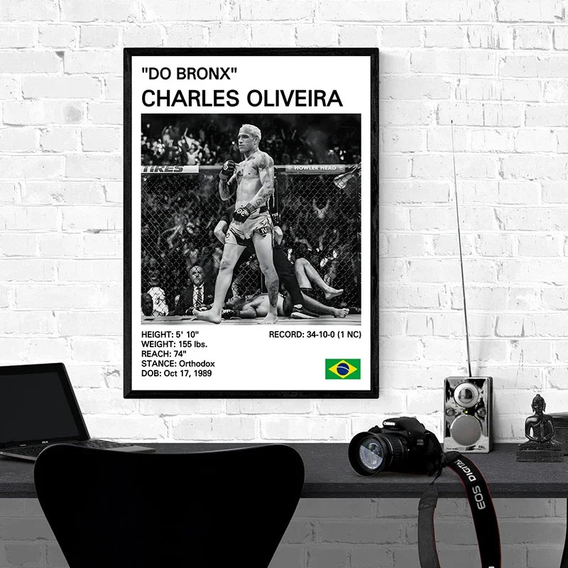 Black and White Boxing Legends Canvas Poster Boxing Inspirational Canvas Painting Print Wall Art for Gym Bedroom Home Decor Peaceful Pleasures Health and Wellness
