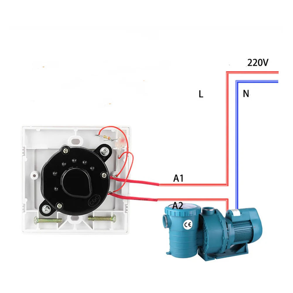 Digital Countdown Timer Switch Socket AC250V 15A – 1 to 120 Min