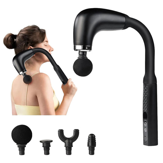Handheld Deep Muscle Massage Gun Fitness Muscle Fascia Gun for Relief of Sore Muscles Post-Exercising Back Massager Peaceful Pleasures Health and Wellness