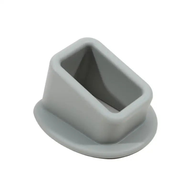 Silicone Safety Buckle Bracket Car Seat Belt Slot Fastener Universal Car Buckle Bracket Fixing Buckle Peaceful Pleasures Health and Wellness grey
