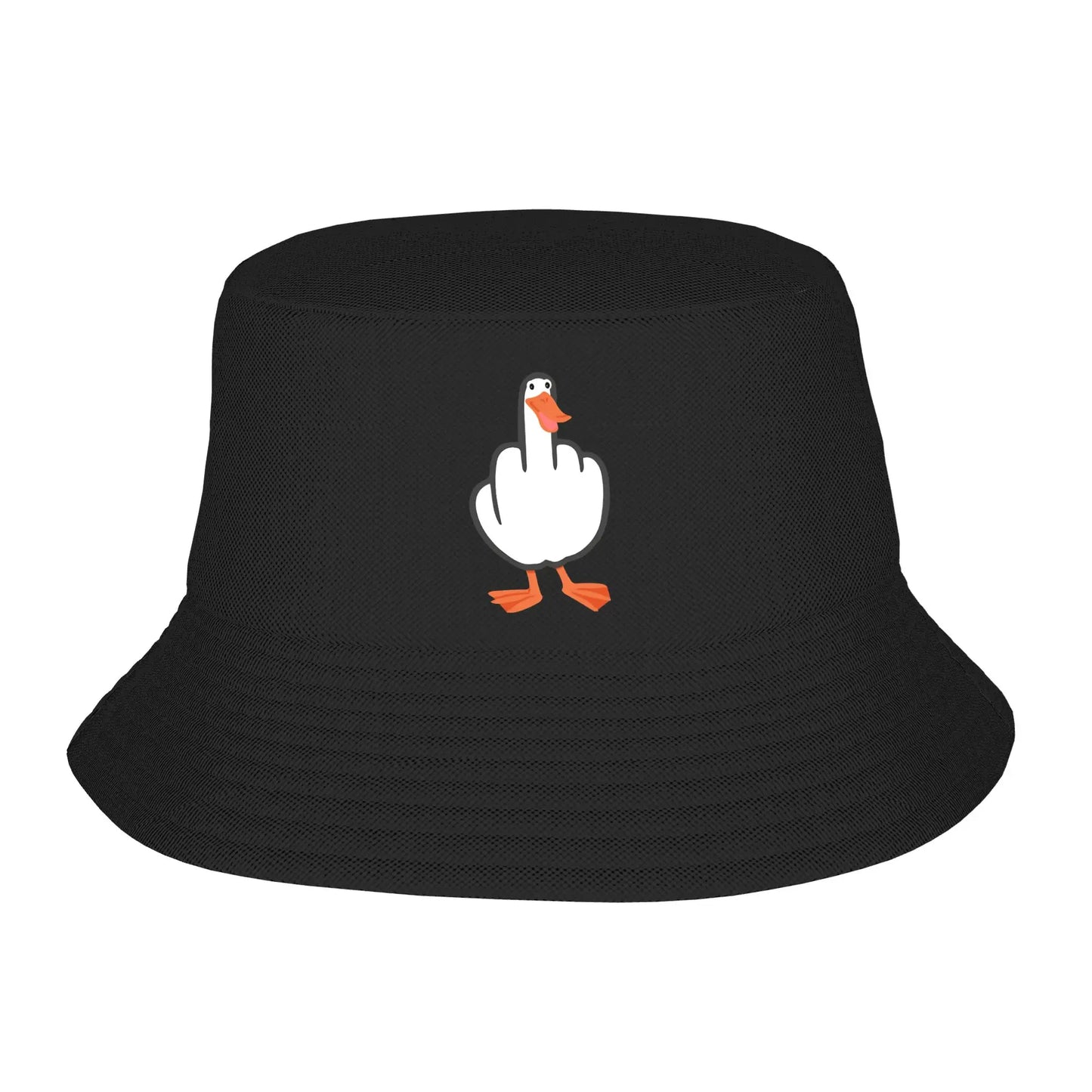Finger Duck Bucket Hat Duck You Street Style Fisherman Caps Soft Fold Beach Travel Sunscreen Hats For Men Women Cap Peaceful Pleasures Health and Wellness 3 One Size