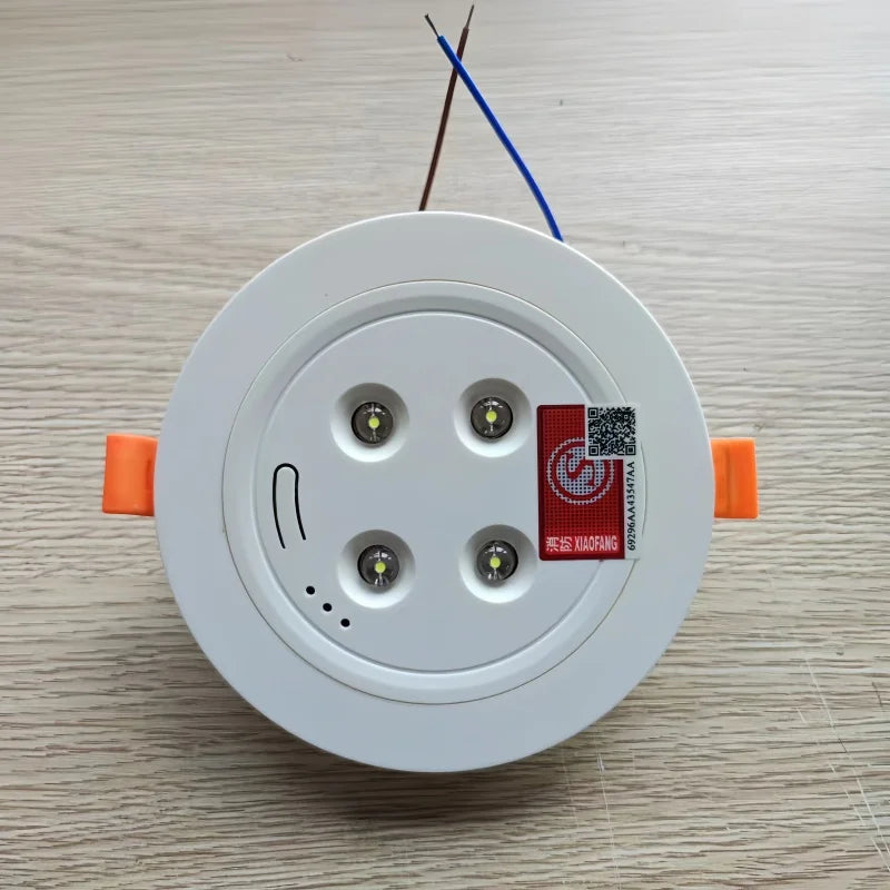 SHINEKNOT 4-LED Recessed Emergency Downlight | 90-Min Battery