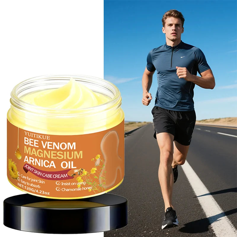 Bee Venom Magnesium Arnica Joint Cream – 120g | YUITIKUE Joint Moisturizing Cream Peaceful Pleasures Health and Wellness