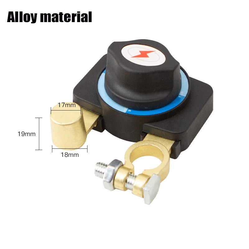 Car Battery Disconnect Switch | Copper Circuit Breaker 12V-24V