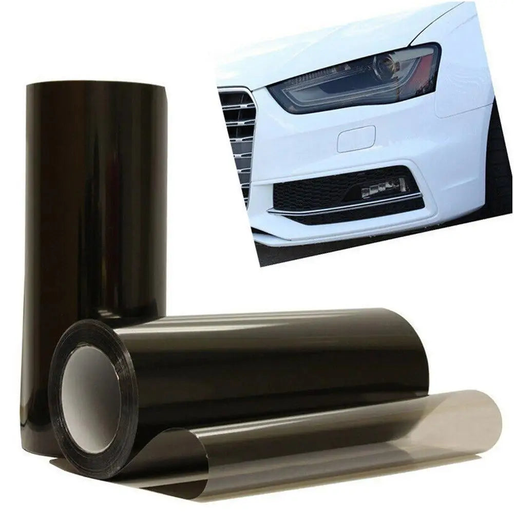 Car Motorcycle Headlight Tint Fog Light Taillight Smoke Tint Vinyl Film Waterproof Film for Headlights Car Body Film Sticker Peaceful Pleasures Health and Wellness
