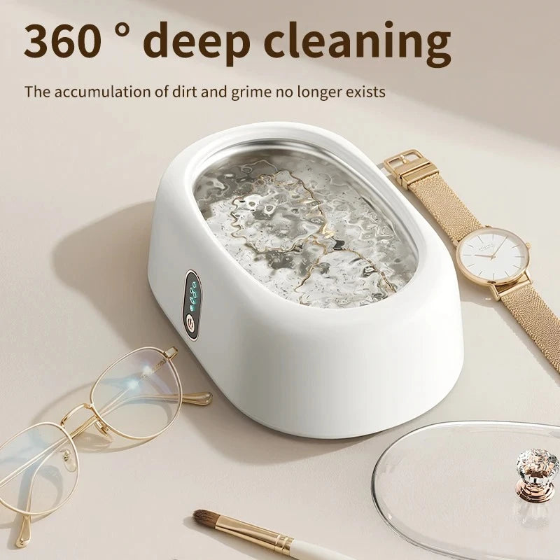Digital Ultrasonic Cleaner Vibration Cleaning Machine Sonicator Bath for Jewelry Watch Glasses Circuit Board Parts Peaceful Pleasures Health and Wellness