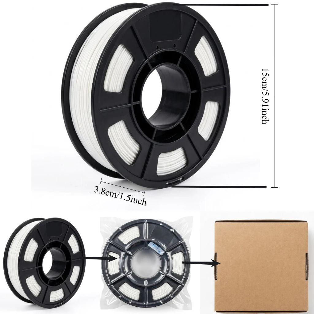 Silk PLA Filament 1.75mm 250g – Glossy 3D Printer Spool