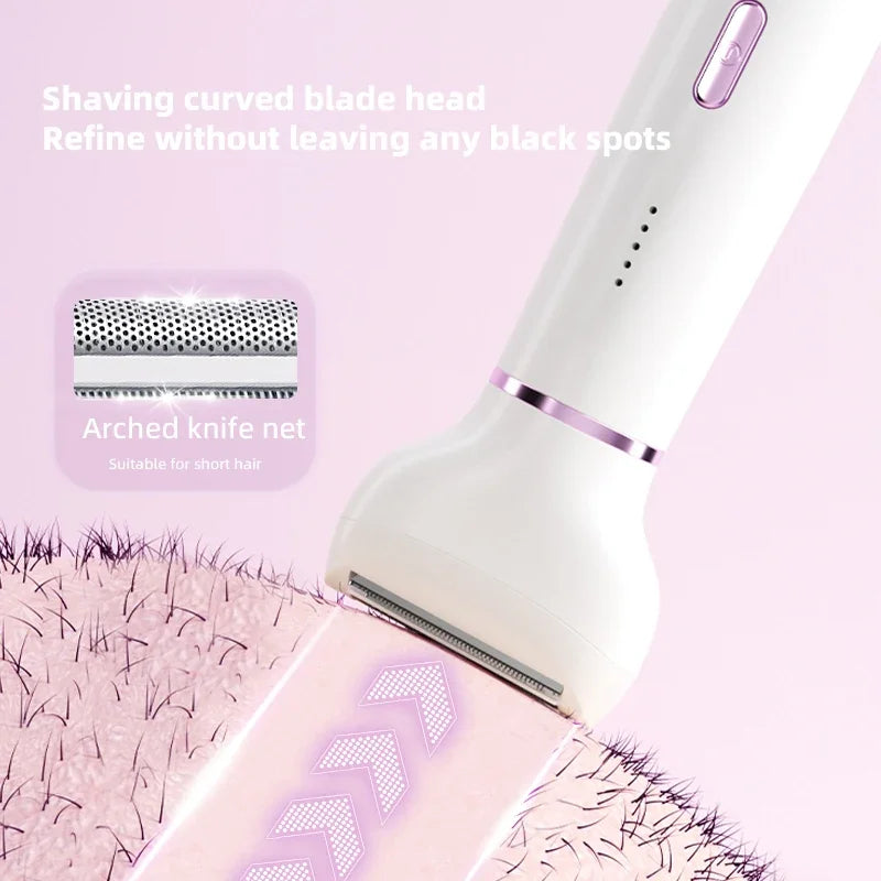 5-in-1 Rechargeable Electric Lady Shaver – Wet/Dry Trimmer