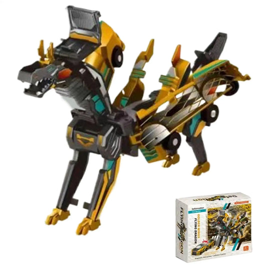 Dinosaur Car Toy Magnetic Dragon Toys Collision Transforming Dinosaur Car Toy Fun Transforming Cars for Toddler Preschool School Peaceful Pleasures Health and Wellness